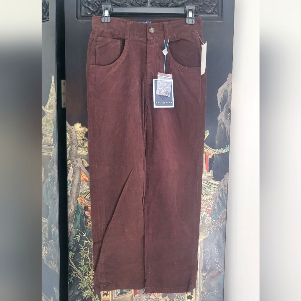 Boy's Corduroy Pants. Andy & Evan. Size 7Y
